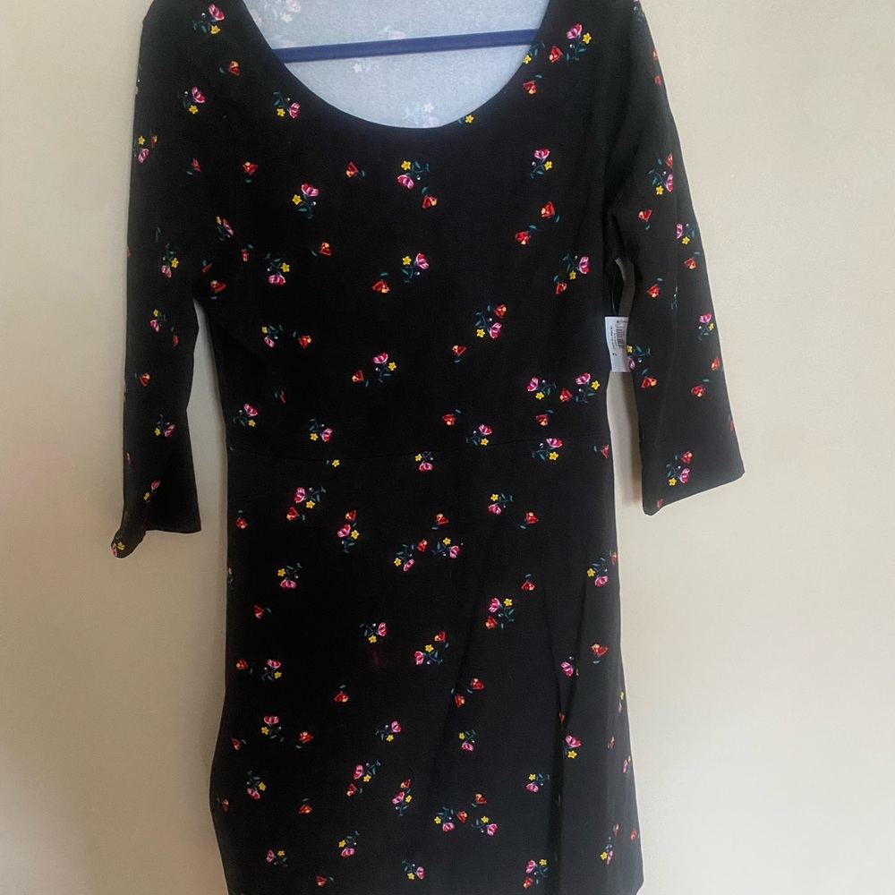 Old navy floral fit and flare dress